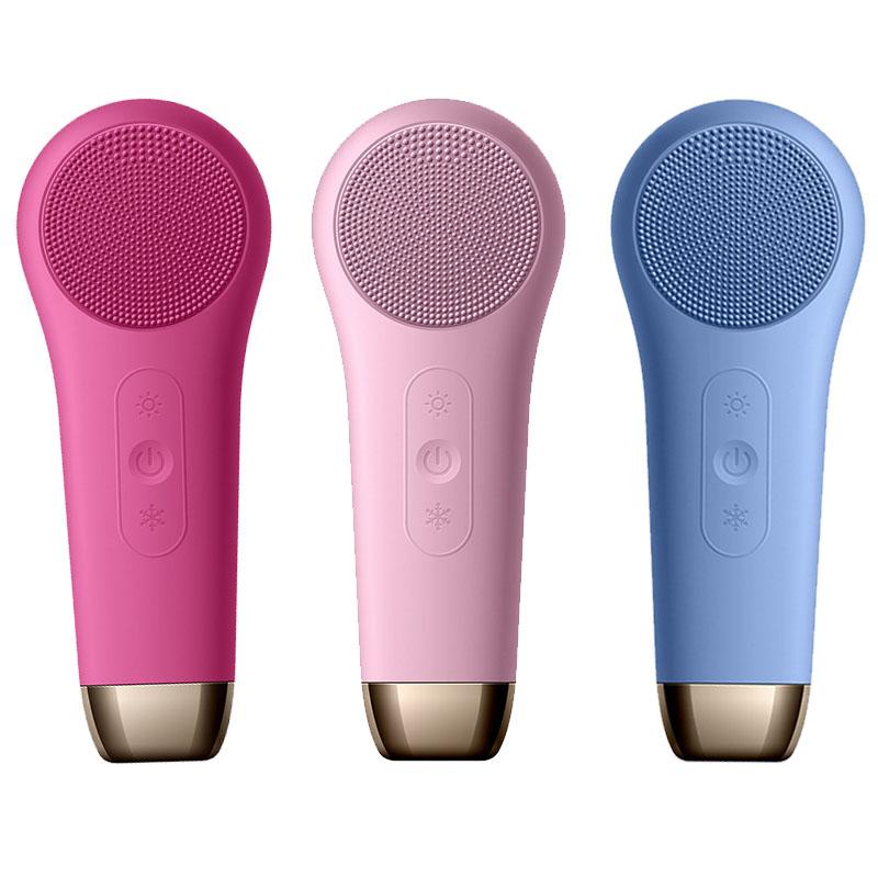 Electric Face Cleansing Device Blackhead Removal Pore Cleaning Facial Brush Hot Compress Skin Care Tool