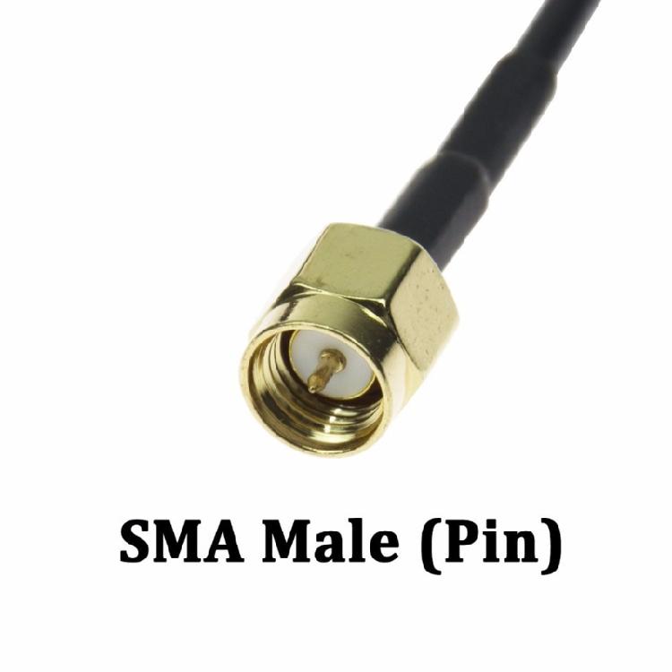Universal Car Vehicle 4G GSM Patch Antenna SMA Male Connector Adhesive Mount