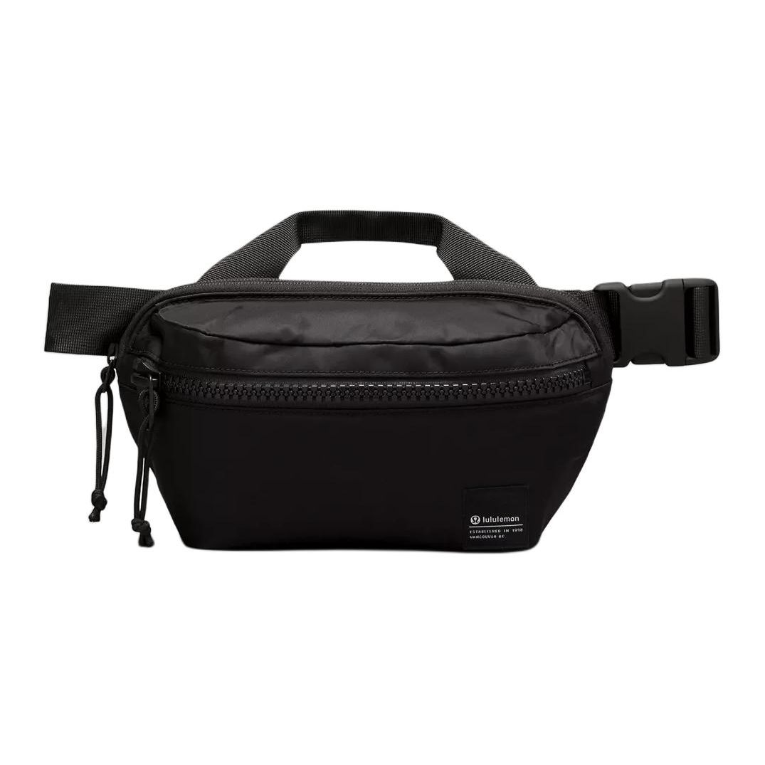 

Lululemon All Day Essentials Belt Bag 2.5L With Brand Logo Zipper Closure Unisex Waist Bag Black LU9B13S-0001 Black