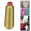 Sewing Thread HardWearing Household Polyester Yarns for   Embroidery Machine Project(Gold )
