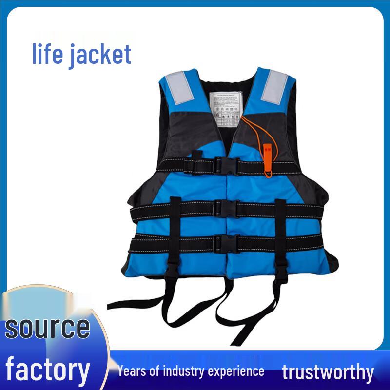 Adult High Buoyancy Life Vest with Reflective Strips