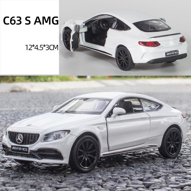 Mercedes 136 New Metal Toy Children Can Open The Door Pullback Car Model