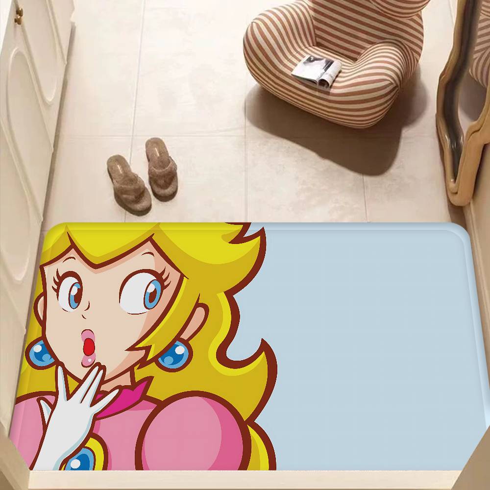 S-Super Cute Style M-Mario Kitchen Mat Cheaper Anti-slip Modern Living Room Balcony Printed Modern Home Decor