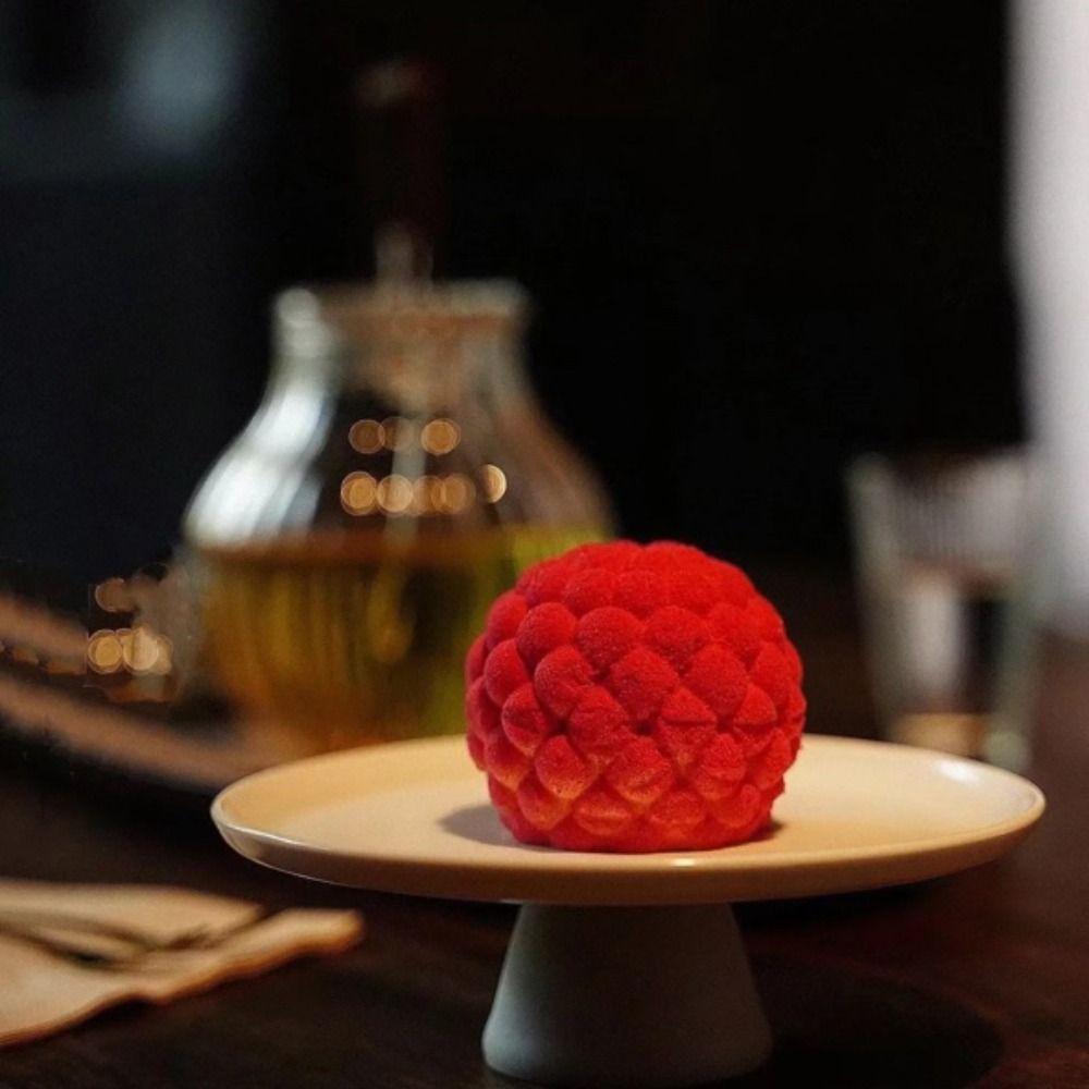 Candle Making Mousse Mold Baking Supplies Soap Mould Chocolate Raspberry Silicone Mold DIY