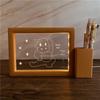 3D Photo Frame Pen Holder Night Light – Creative Graduation or Birthday Gift for Teachers and Classmates