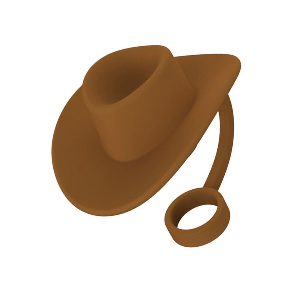 Flexibler Silikon-Strohhalmstopfen, Hutform, Strohhalmspitzendeckel, Strohhalmzubehör, Strohhalmdeckel, geeignet für Reisen und Sport