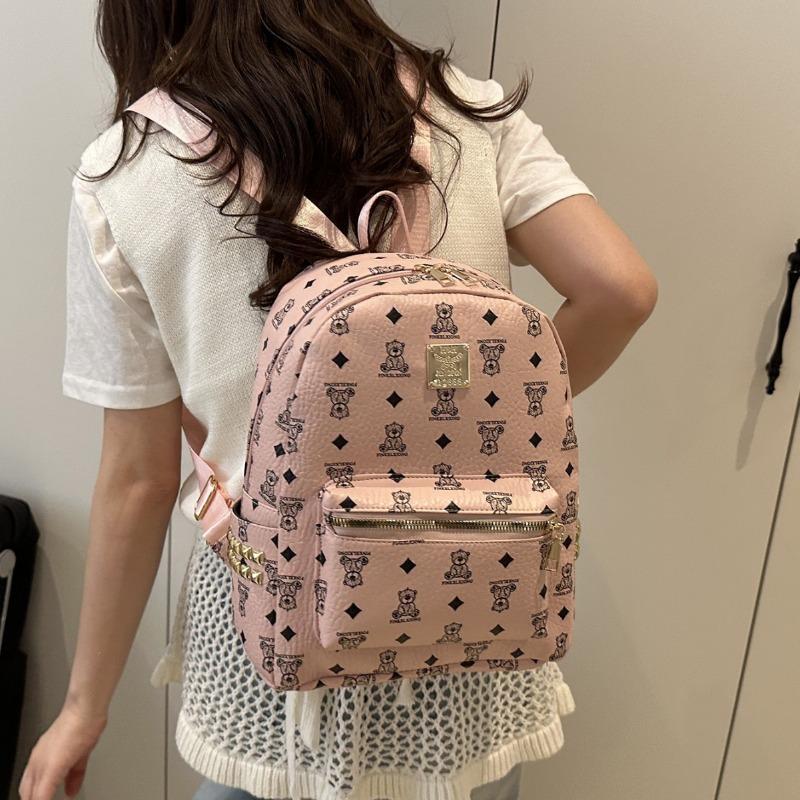 Path Women's Backpack Women's Bag  New Large Capacity Retro Printed Travel Backpack School Bag Women's