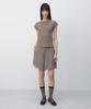 INSILENCE WOMEN Feminine Chiffon Shorts Mocha