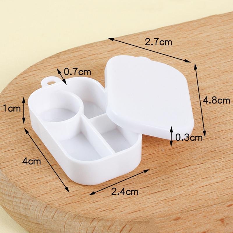 3Pcs Miniature Dollhouse Lunch Box Doll House Kitchen Food Decor Accessories Dollhouse Scene Toys