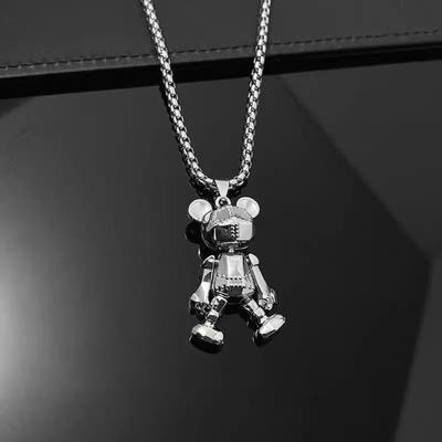 Men's Necklace, Titanium Steel, Non-fading Pendant Necklace