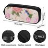 Pencil Case Portable PU Leather with Structured Shell for Work and Study Essentials for Daily Study and Commuting