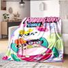 1PC The Powerpuff Girls Printed Blanket, All Season Lightweight Home Office Outdoor Nap Multifunctional Blanket A12