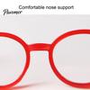Retro Pet Eyewear for Puppies Cat Glasses, Red Round Frame, Clear Lenses Dog Content Creation Props Lightweight Funny Eyeglasses Cats, Small