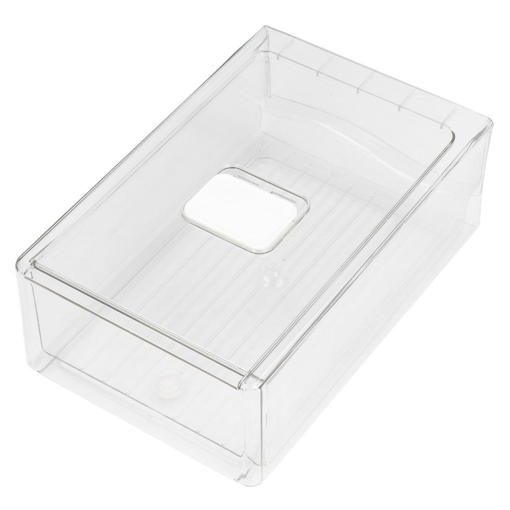 PET Pantry Organizer Bin S/L Produce Storage Container Refrigerator Storage Bin  Pantry Use