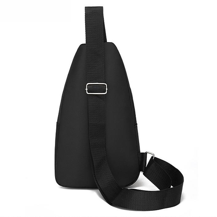 Herren Casual Multifunktionale Brusttasche Nylon Umhängetasche Doppelte Aufbewahrungstasche Hüfttasche