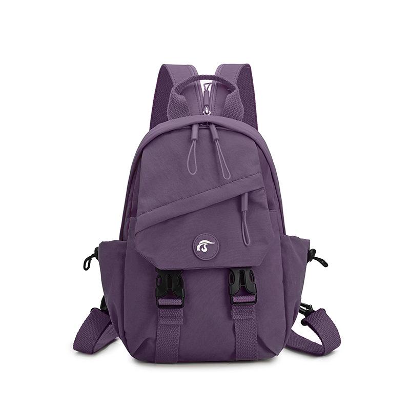 Sac à dos multifonctionnel pour femme Grande capacité Sac bandoulière poitrine pour extérieur et trajet
