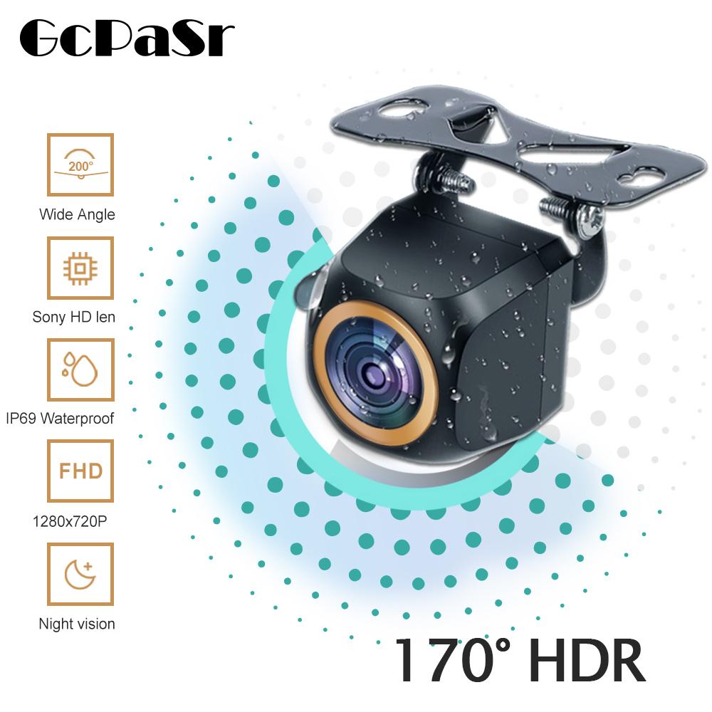 

Universal HD 1080P AHD Car Rear Camera 200 Wide Angle CVBS CCD for Car Radio Night Vision and Waterproof Vehicle Parking Reverse 12 V