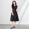 High-End Commuting Slimming Sleeveless Court Style Women's Dress - Summer Waist-Cinching Vest Dress
