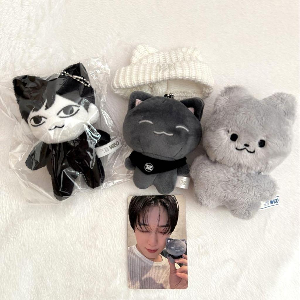 [USED] The Boyz Zeneration Juyeon Plush Toy Trading Card Set