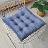 Corduroy Chair Cushion With Strap Solid Color Office Chair Cushion Soft Comfortable Butt Cushion Living Room Sofa Floor Cushion
