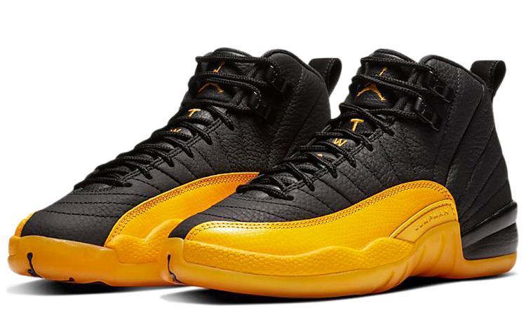 Jordan 12 Rétro Noir Or Universitaire GS 153265-070