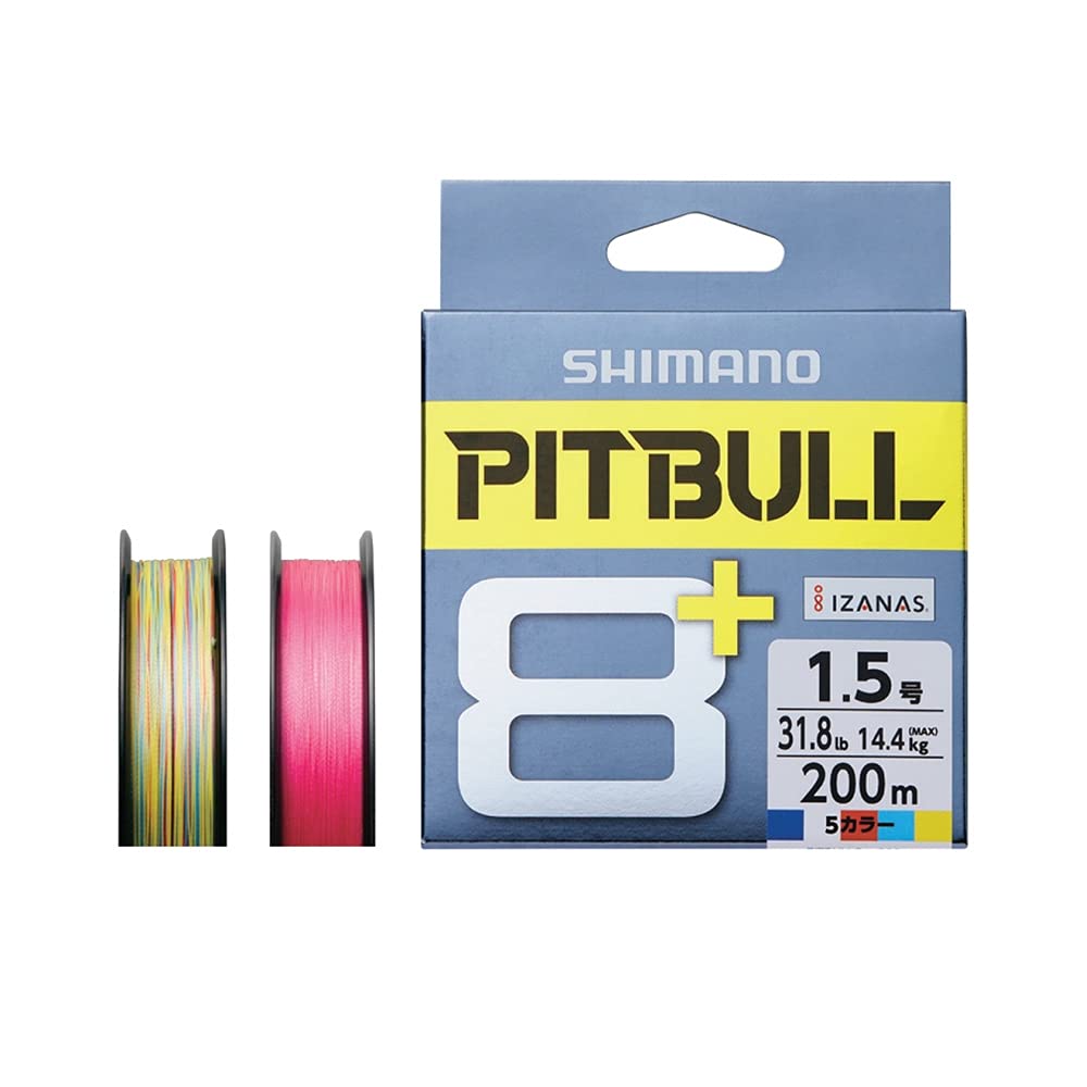

SHIMANO PE Line Pitbull 200m 5 Colors 8+ No. 1.5