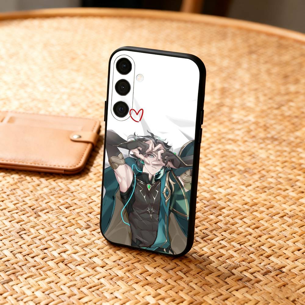 Genshin Alhaitham  Phone Case For Samsung  A73,A21s,A22,A31,A32,A52,A53,A71,A80,Soft Black Shell