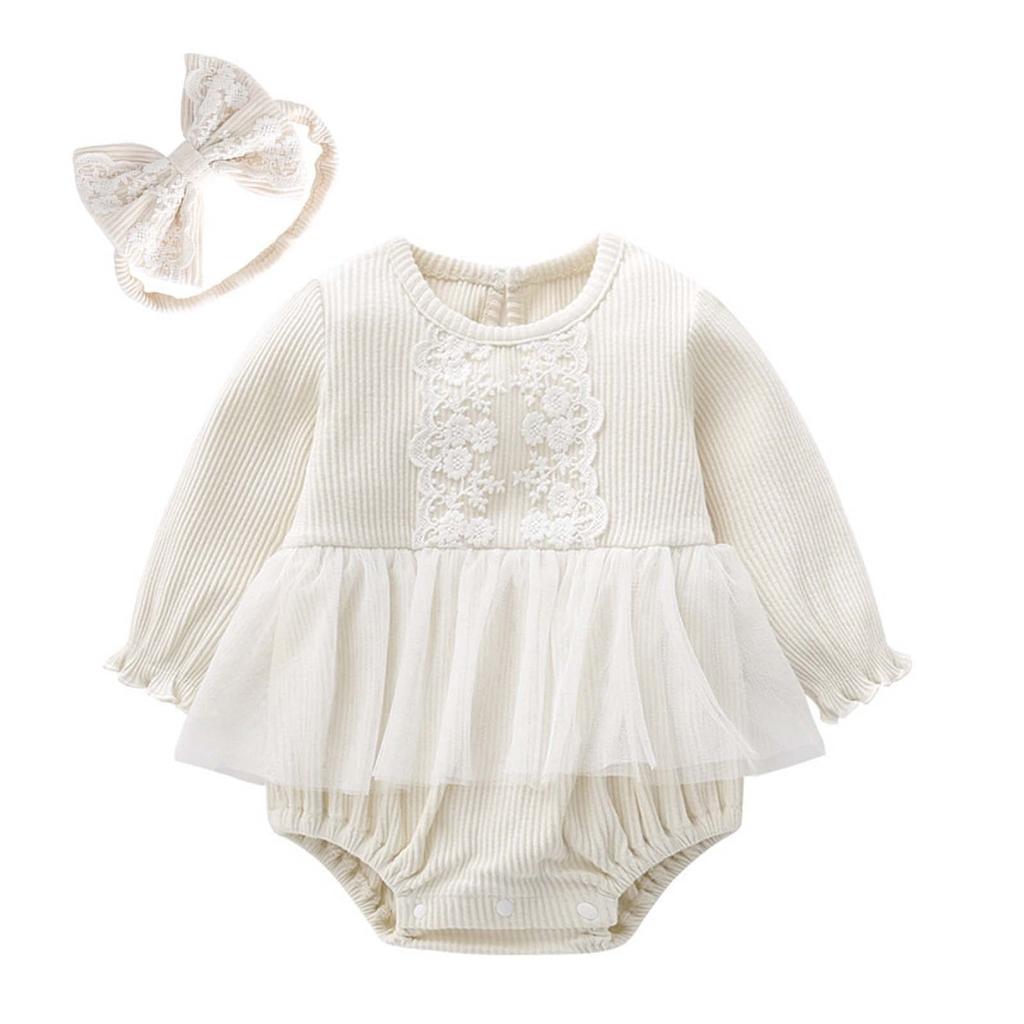 Baby Clothes for Tulle Floral 100th Day Baby [SLINX] Girls, Kids, Rompers, One-Piece, Bodysuit, Children's Dress, Skirt, Cute, Pattern, Celebration,