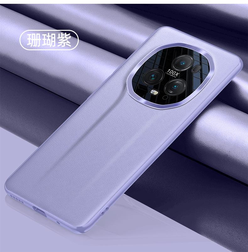 Applicable to Honor magic1 Zhizhen leather case magic 1 Zhizhen fine hole metal lens acrylic all-inclusive case