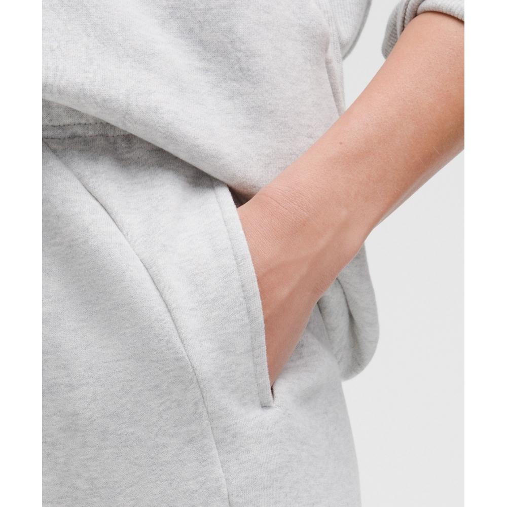 Lululemon Scuba Mid Rise Oversized Jogger  Regular Heathered Core Ultra Light Grey