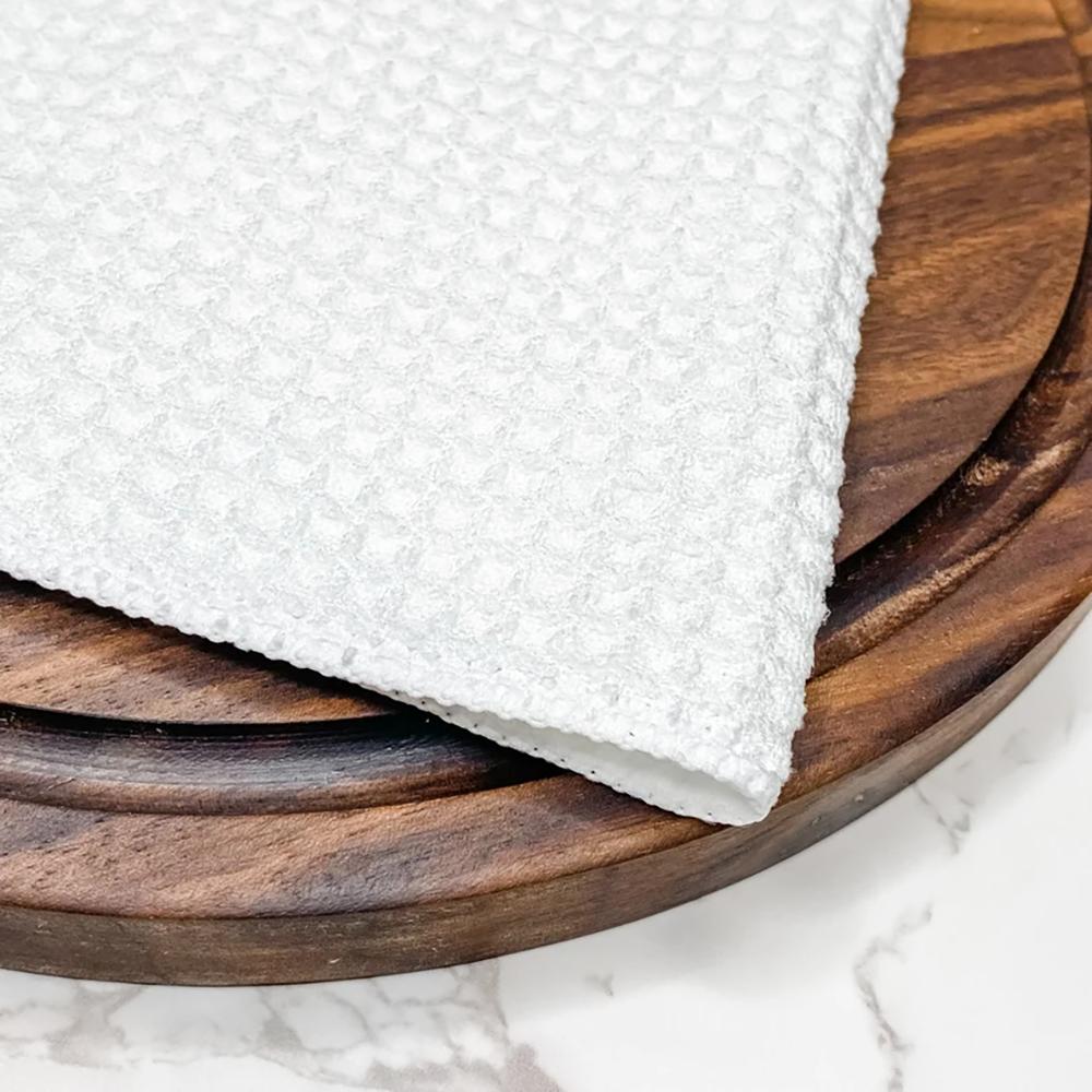 2Pcs Halloween Waffle Tea Towel Bats Halloween Scary Fun Spiders Hanging Tea Towel Kitchen Table Decor Housewarming Hostess Gift