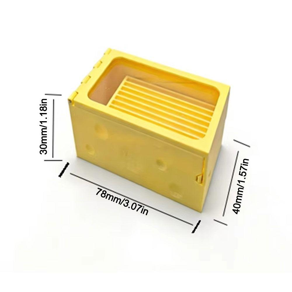 Cheese Perler Bean Shovel Smooth with lid Perler Bean Box Dustproof 2-in-1 Perler Bean Tray