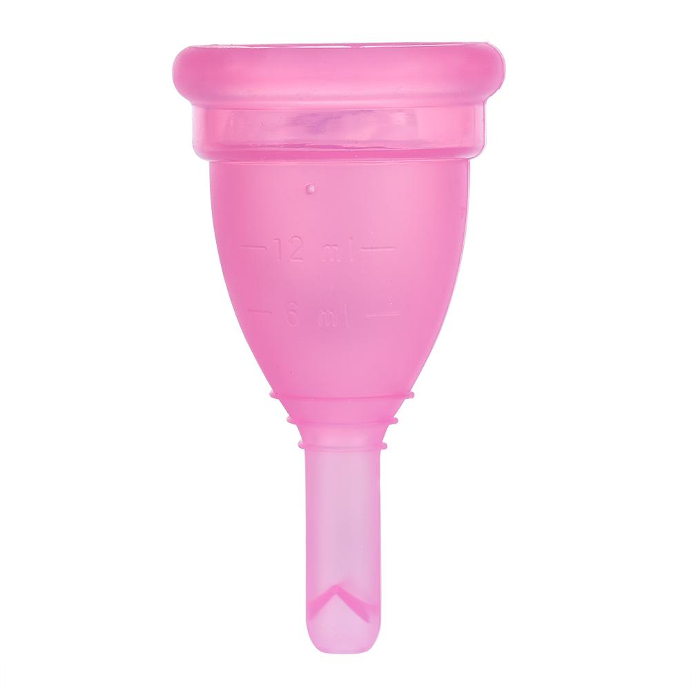 Automobile And Motorcycle Supplies Women's Red Reusable Menstrual Cup Feminine Hygiene Food Grade Silicone Leak Free Cup Rose S