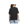 Adidas Originale Bequemes Weiches Lässiges Vielseitiges Kurzarm Atmungsaktives Überschnitt-T-Shirt Damen Tops Schwarz KB8959