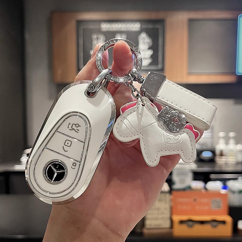 SFX1 For Mercedes-Benz A B C E S G-Class CLA CLS EQA EQB EQC GLA GLB GLC GLE GLS Car Zinc Alloy Key Case Key Bag Car Metal Key Shell