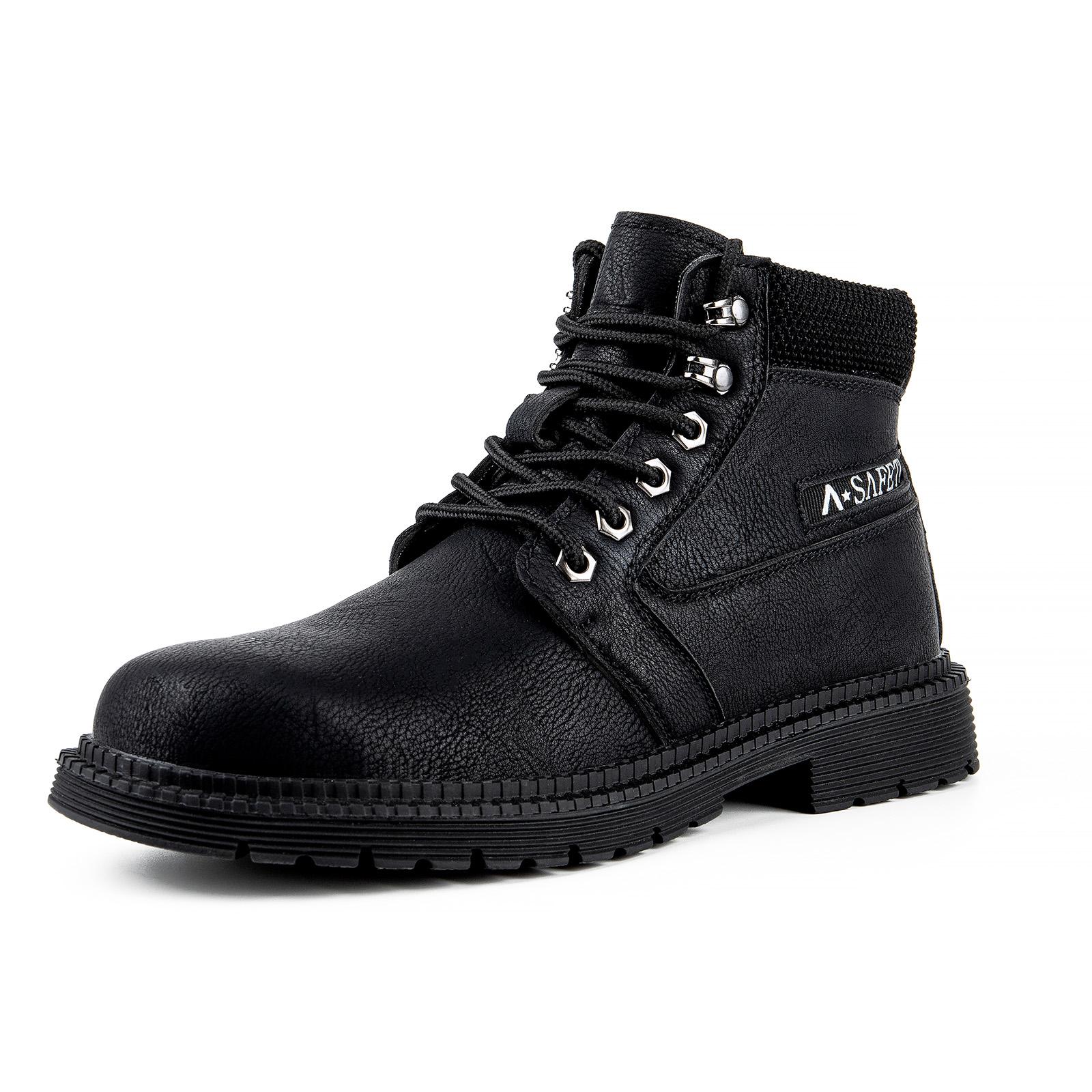 

Industrial Steel Toe Safety Shoes Engineers Lightweight Work Shoes Breathable 41 чёрный