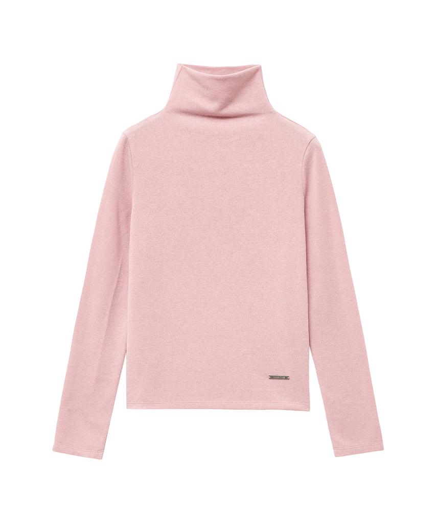 Malittepeulangsowajeobeo W Warm Touch Turtle Neck Long Sleeve Pink