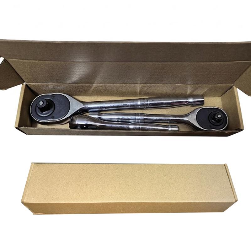 Apverčiamas greitojo terkšlinio veržliarakčio rinkinys (24 dantys) – 1/2", 3/8", 1/4" dydžiai automobilių remontui