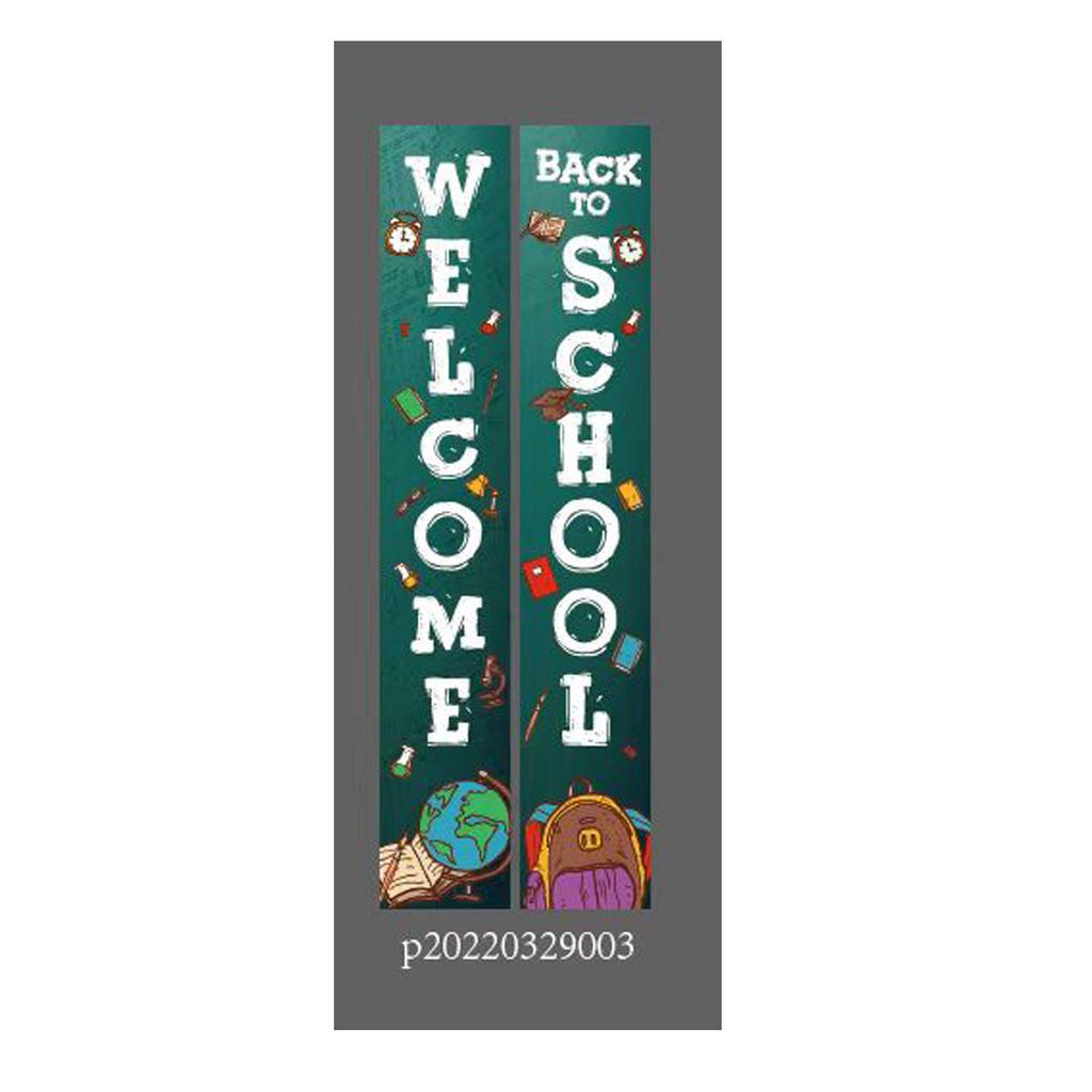 180X30 Opening School Classroom Door Atmosphere Decoration Polyester Cloth Couplet Flag Customization