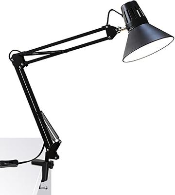 Tledtech LED Arm Light, Stand, E26, Swing Arm Light, Clamp Type, LED Desk Light, Eye-Friendly, High Brightness