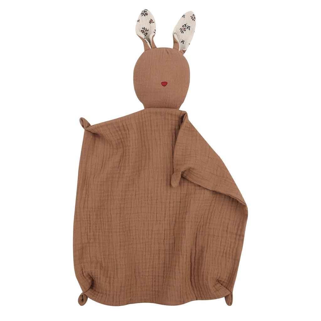 Printed Security Blanket Rabbit Soothe Appease Towel Soft Saliva Towel Cotton Soothing Towel Comforter Blanket Towel