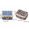 PU Leather Leather Jewelry Bag Square Small Item Bag Elegant Kiss Lock Coin Purse  Ring