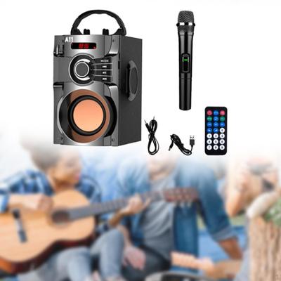Karaoke Stroj Prenosný Reproduktor BT Domáci Podporuje TF Kartu s Mikrofónom na Leto Vnútorný
