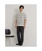 Binpolmen Striped Collared Neck Knit Ivory