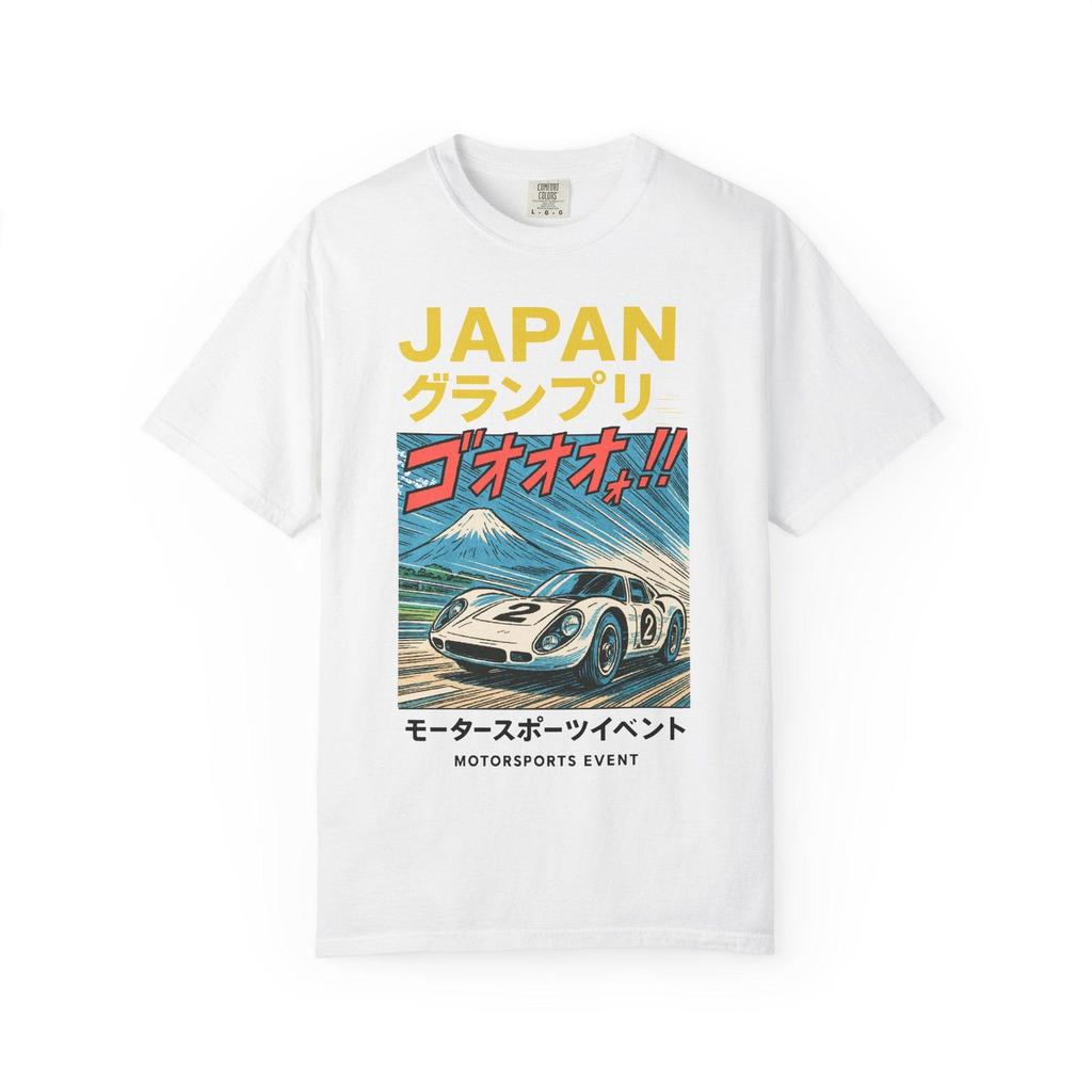 Japan Motorsports Grafik-T-Shirt: Unisex Retro Rennshirt