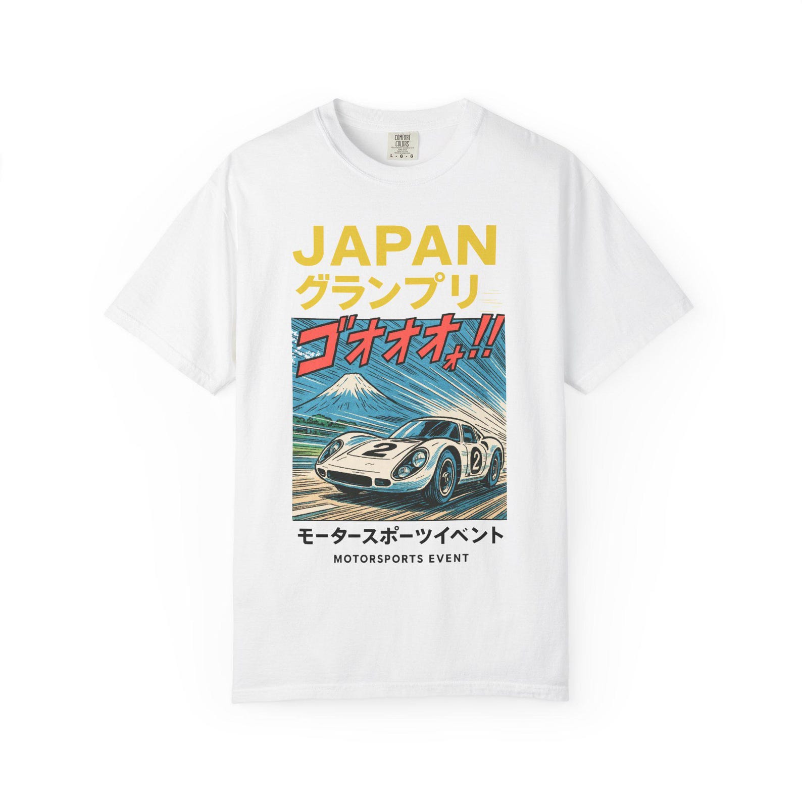 Japan Motorsports Graphic Tee: Unisex Retro Racing Shirt 4XL