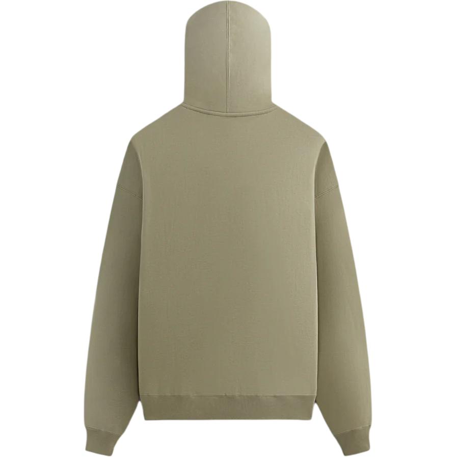 Kith 101 For Auralee Smooth Soft Hoodie Seagrass Men Tops Green A24AP10AK-4009