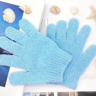 2Pcs Exfoliating Bath Gloves Body Scrubbers Reusable Portable Shower Dead Skin Removal for