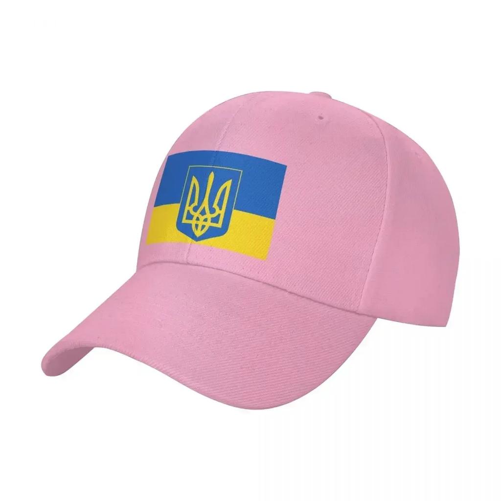 UKRAINIAN FLAG and COAT OF ARMS Baseball Cap Military Cap Man New Hat Golf Cap Hat Luxury Brand Womens Beach Outlet Mens