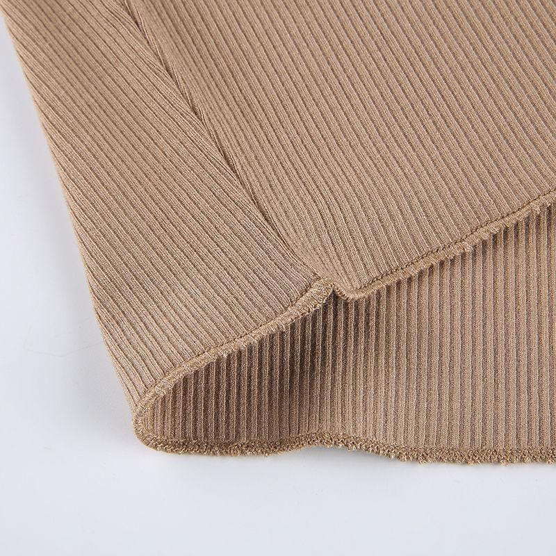 Cropped Sweaters Women Turtleneck Sweater Solid Long Sleeve Slim Pullover Sweater White Black Knitted Jumper Korean Tops Women Autumn Winter Clothes